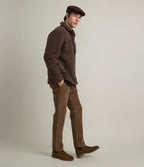 Pantalón Hombre 100% Algodón Cotelé Café