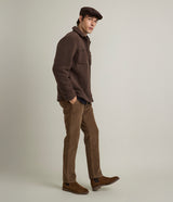 Pantalón Hombre 100% Algodón Cotelé Café