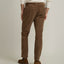 Pantalón Hombre 100% Algodón Cotelé Café