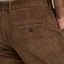 Pantalón Hombre 100% Algodón Cotelé Café
