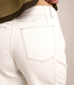 Pantalón Barrel Denim Belle Blanco