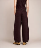 Pantalón Barrel Denim Belle Berenjena