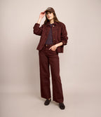 Pantalón Denim Emma Burdeo