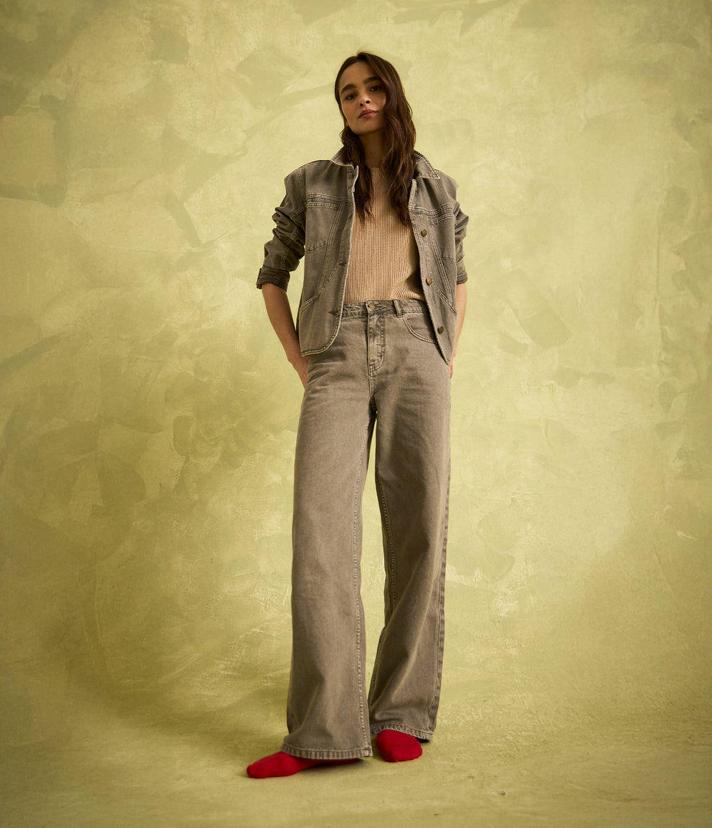 Pantalón Denim Emma Verde Oliva