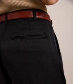Pantalón Mujer Sastrero Lyocell Lino Elena Negro