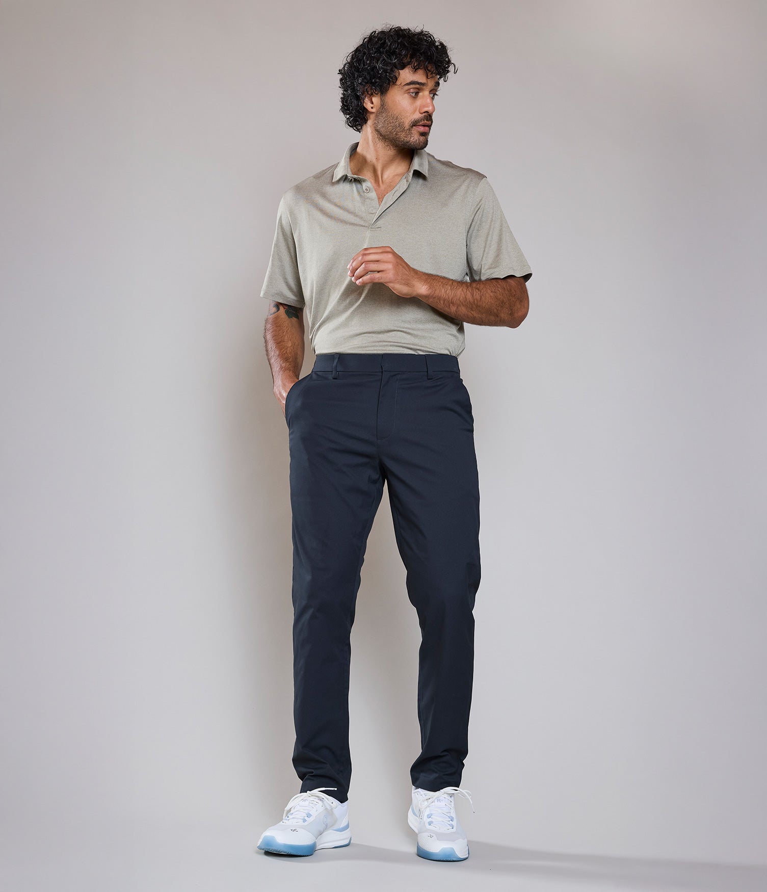 Pantalón Hombre Cintura Elástica Motion Azul