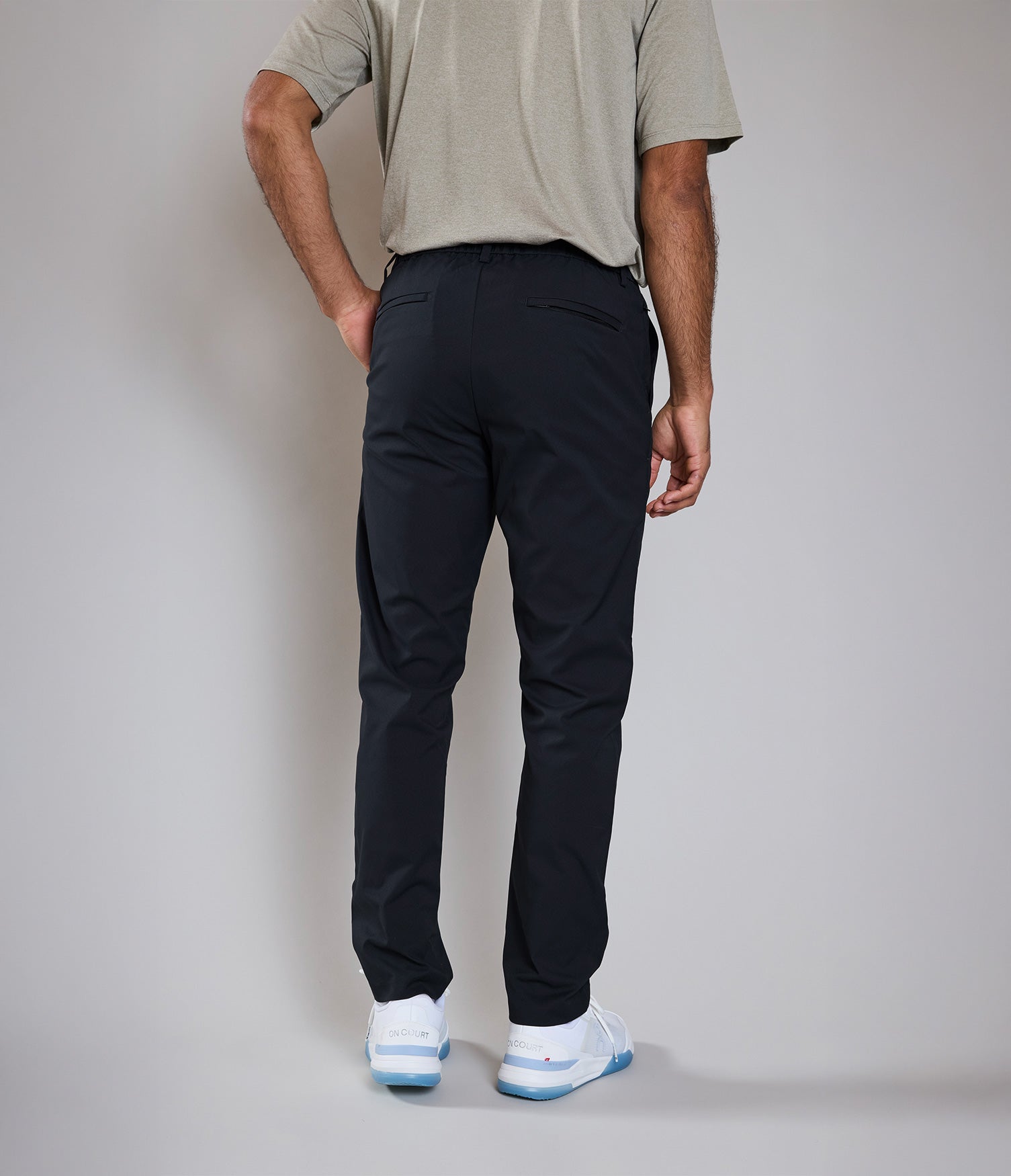 Pantalón Hombre Cintura Elástica Motion Negro