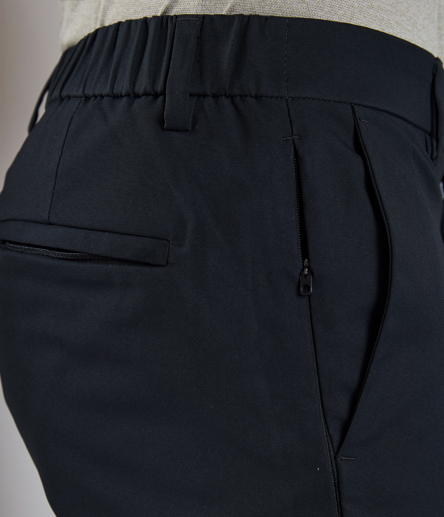 Pantalón Hombre Cintura Elástica Motion Negro