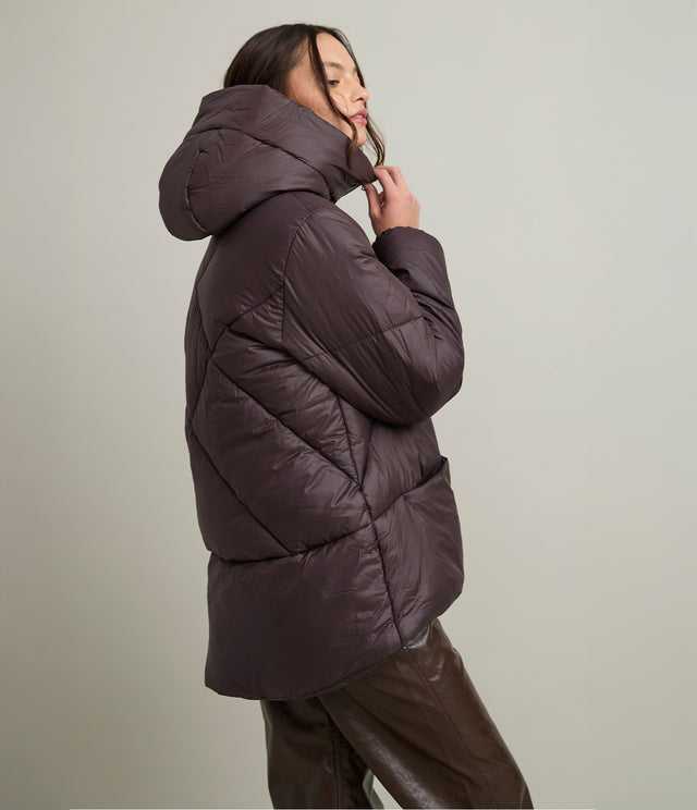 Parka Mujer Puffa Café