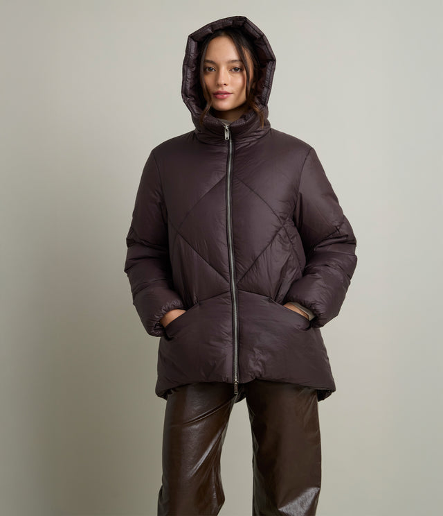 Parka Mujer Puffa Café