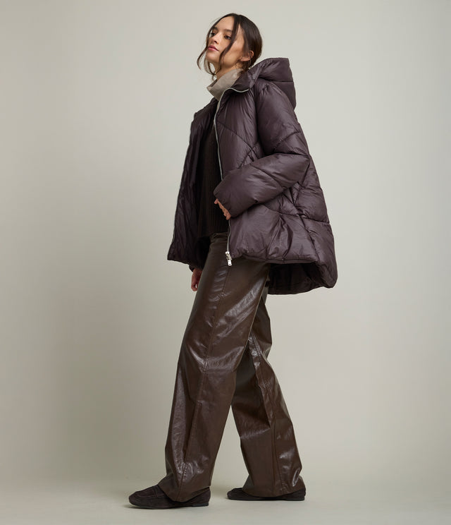 Parka Mujer Puffa Café