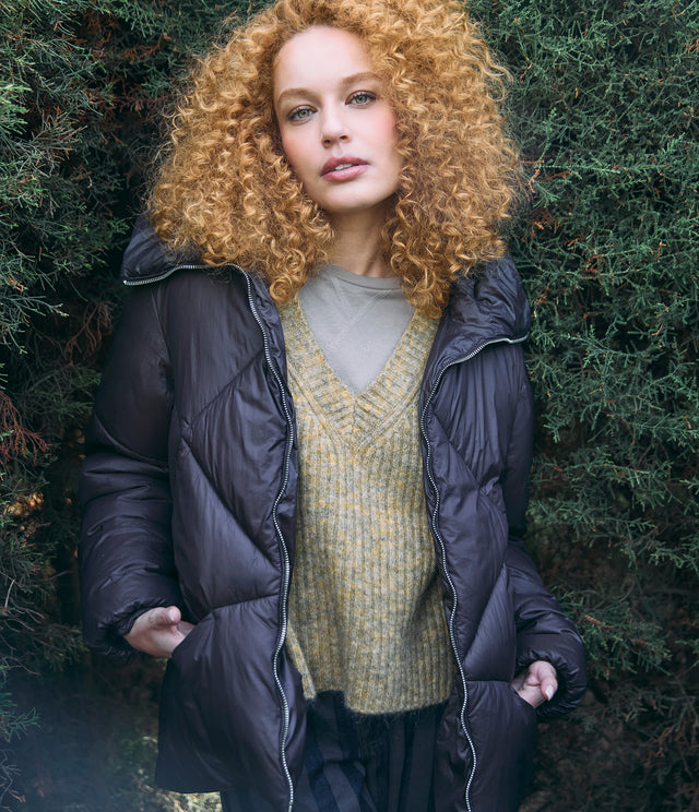 Parka Mujer Puffa Café