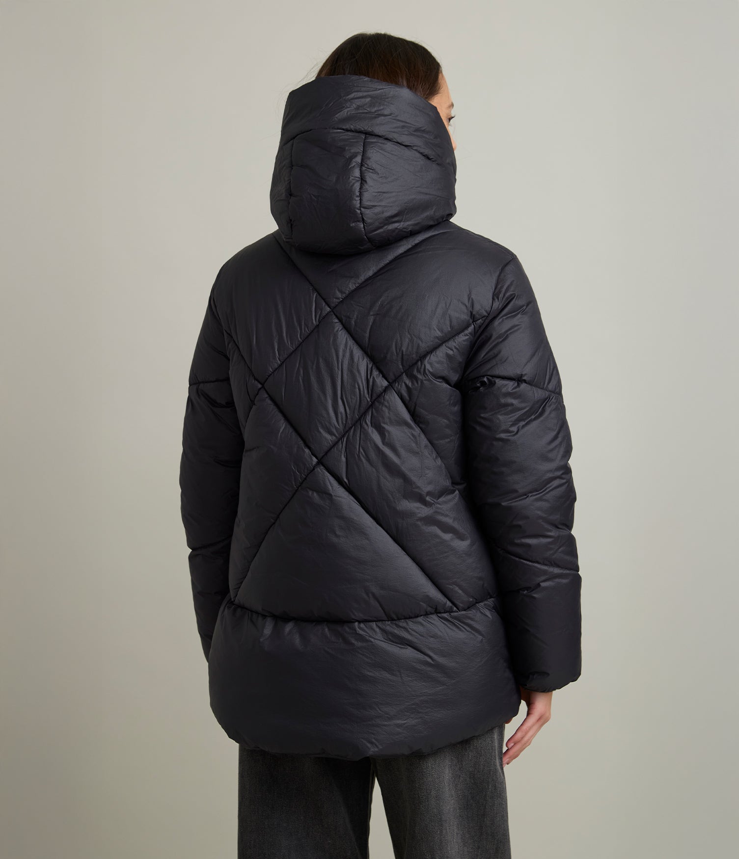 Parka Mujer Puffa Negra
