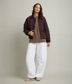 Parka Mujer Quilt Vintage Burdeo