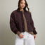 Parka Mujer Quilt Vintage Burdeo