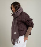 Parka Mujer Quilt Vintage Burdeo