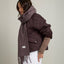Parka Mujer Quilt Vintage Burdeo