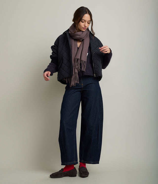 Parka Mujer Quilt Vintage Negro