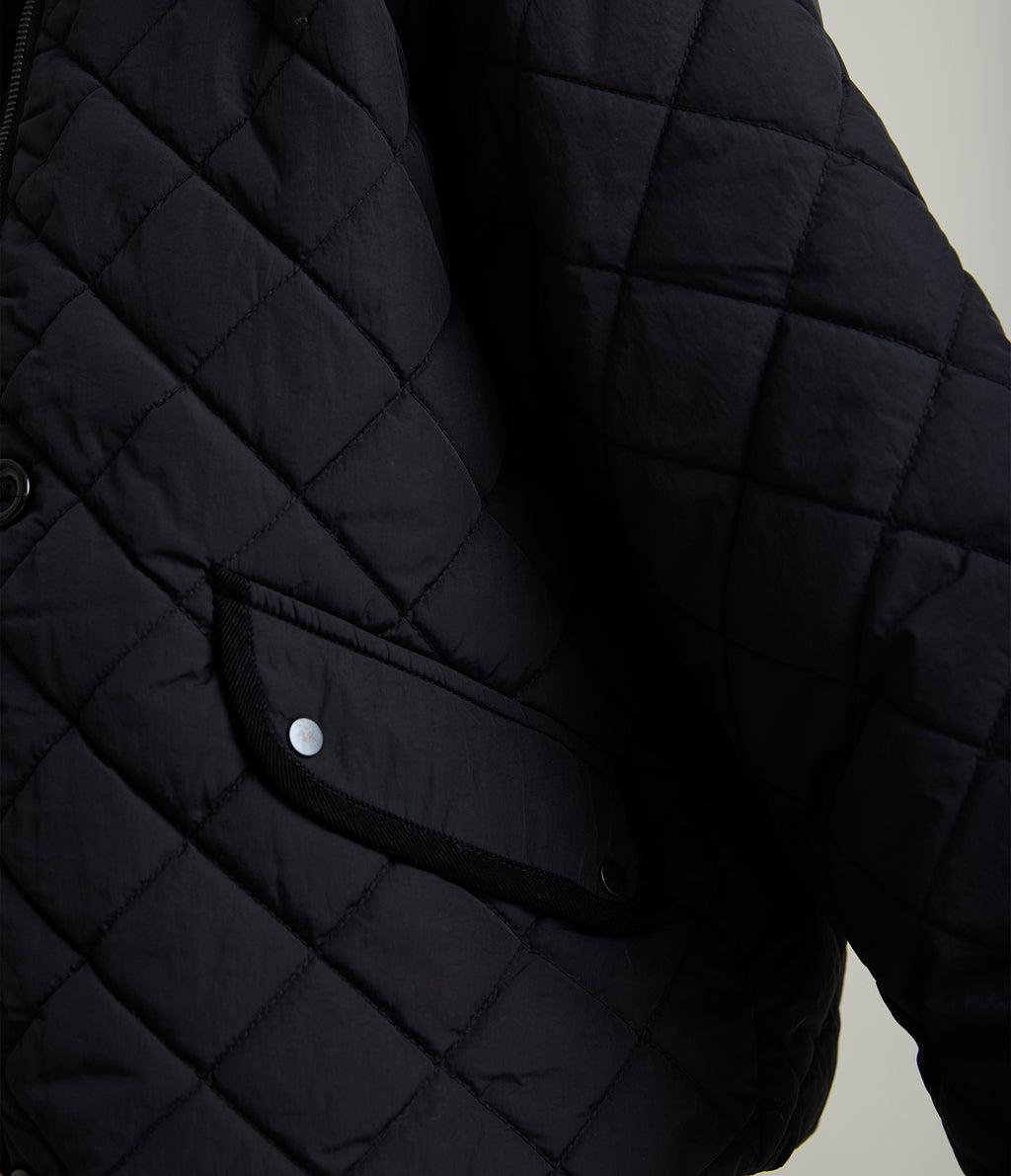 Parka Mujer Quilt Vintage Negro