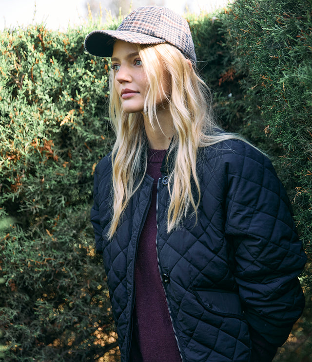 Parka Mujer Quilt Vintage Negro