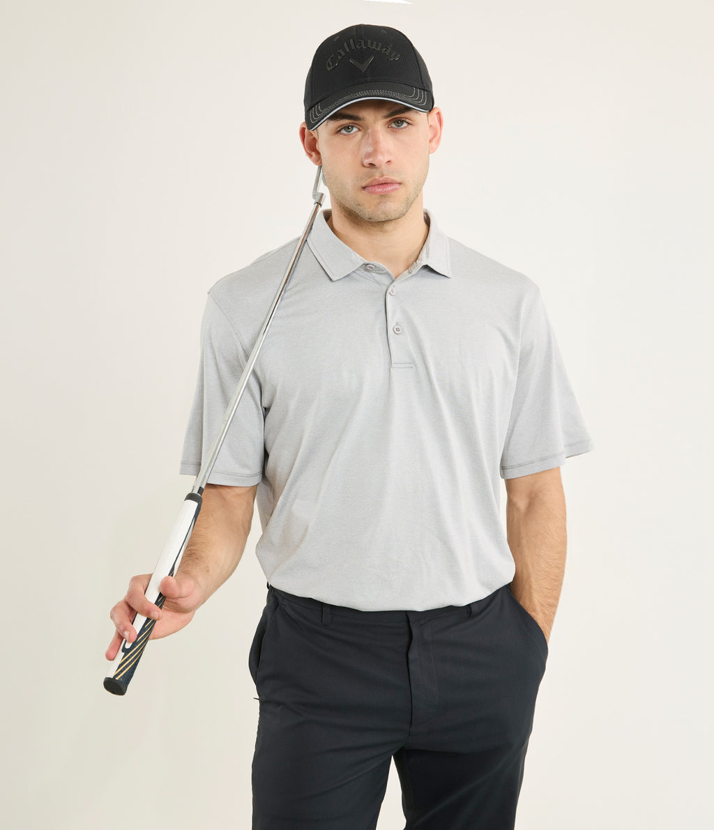 Polera Hombre Polo Piqué Dry-Fit Drive Gris