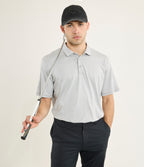Polera Hombre Polo Piqué Dry-Fit Drive Gris
