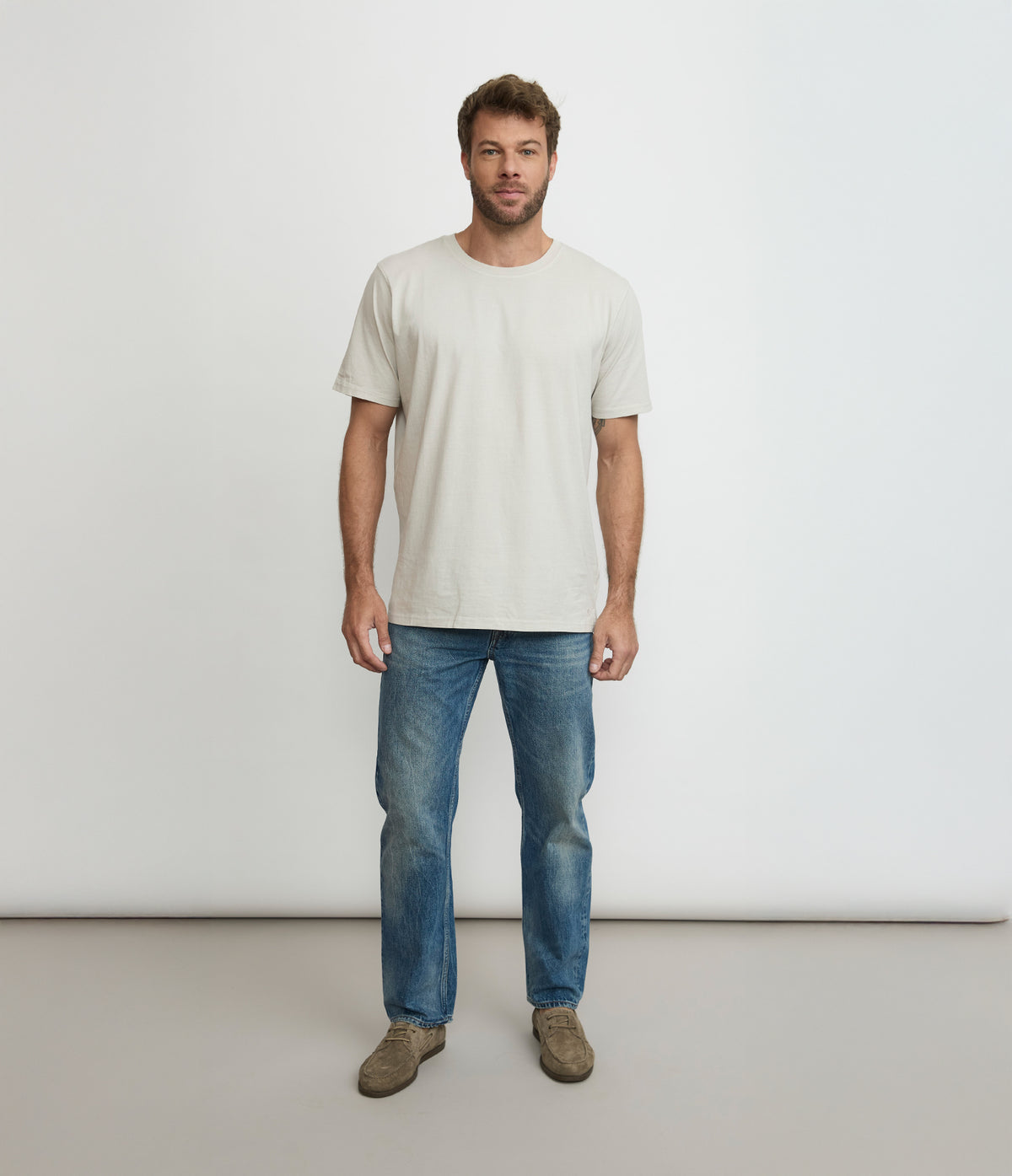 Polera Hombre Algodón Luke Beige
