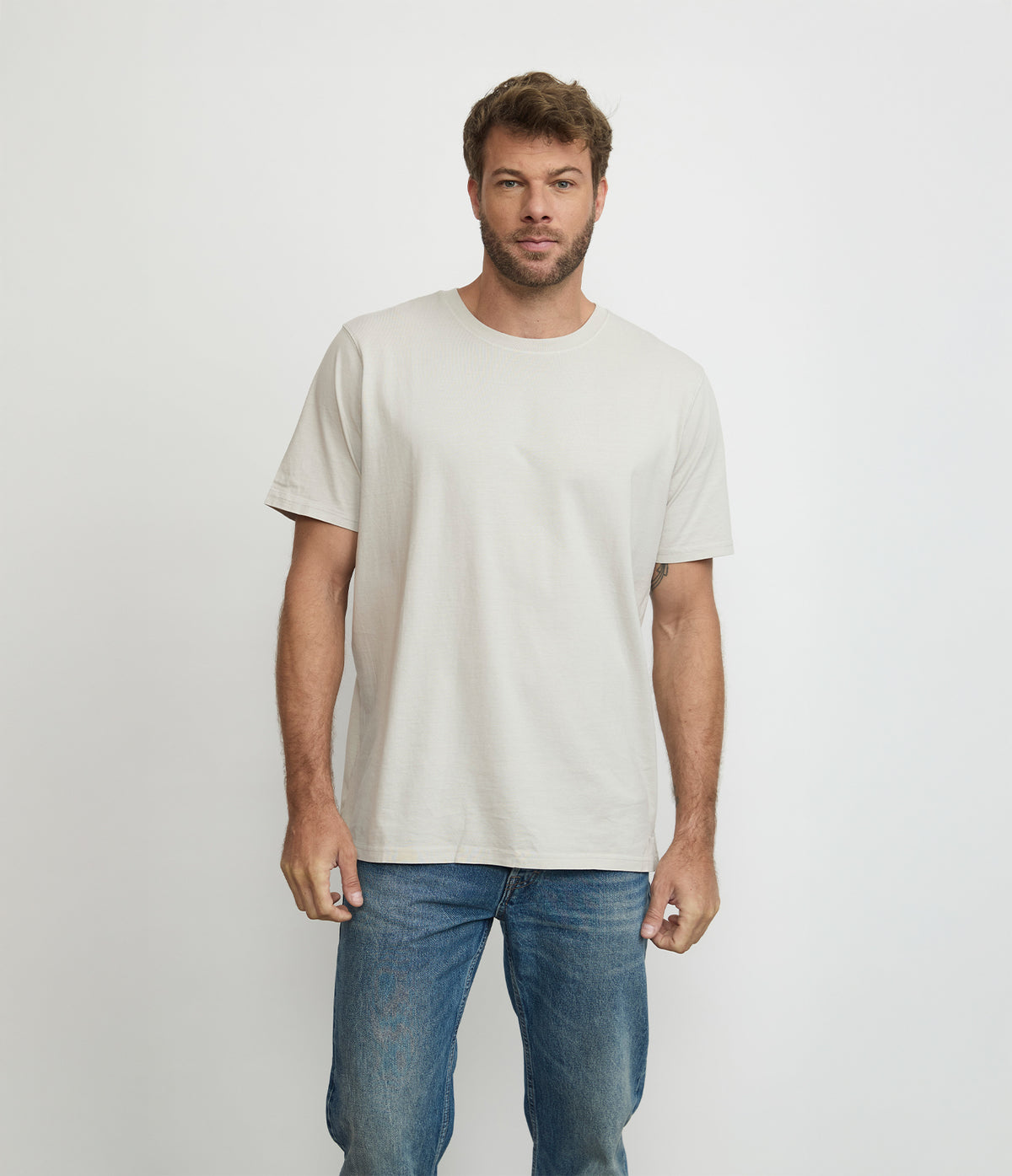 Polera Hombre Algodón Luke Beige