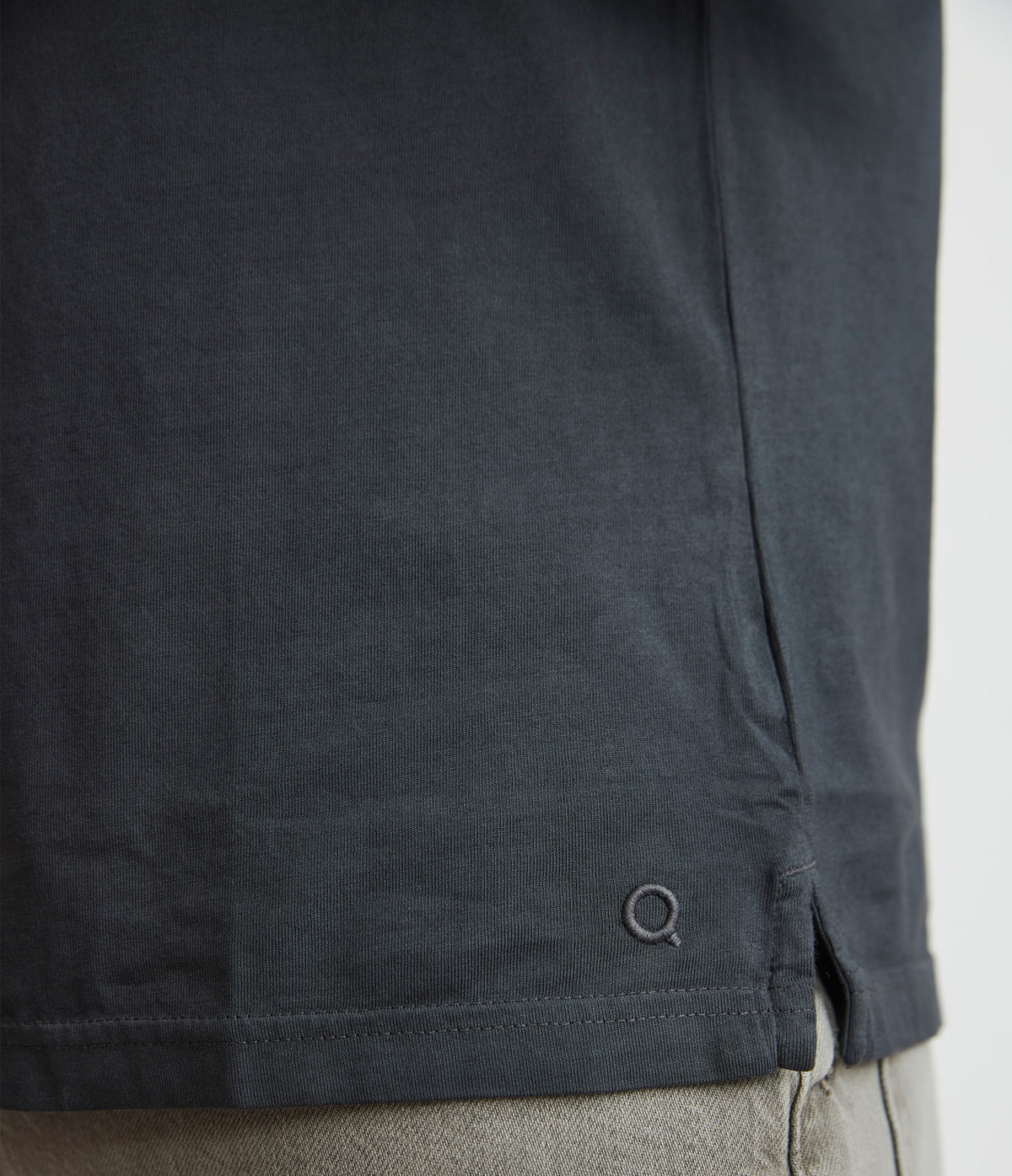 Polera hombre 100% algodón Luke Botones Azul Marino