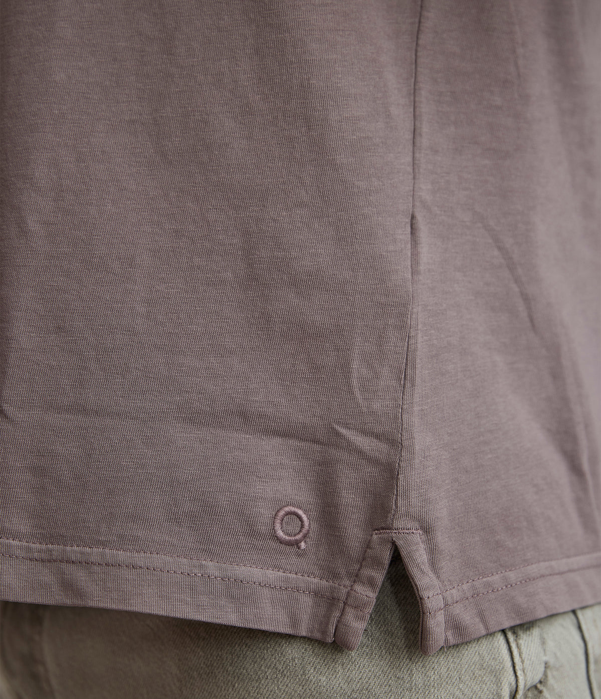 Polera hombre 100% algodón Luke Botones Burdeo