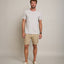 Polera Hombre 100% algodón Stuart Crema