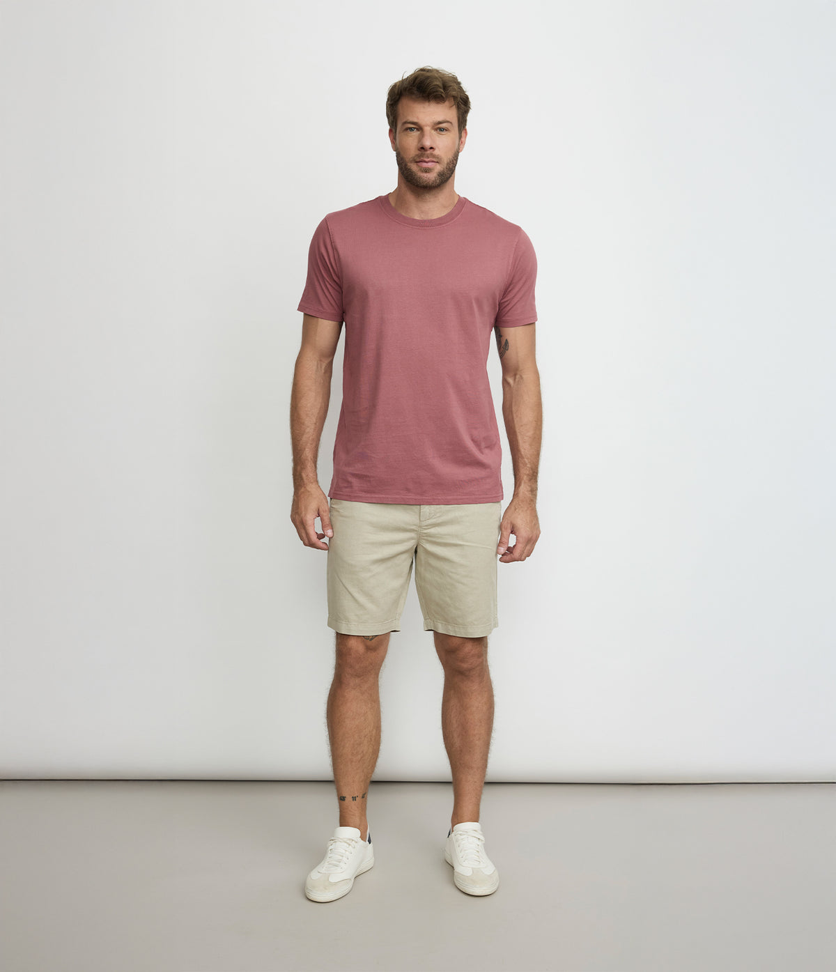 Polera hombre 100% algodón Luke Rojo