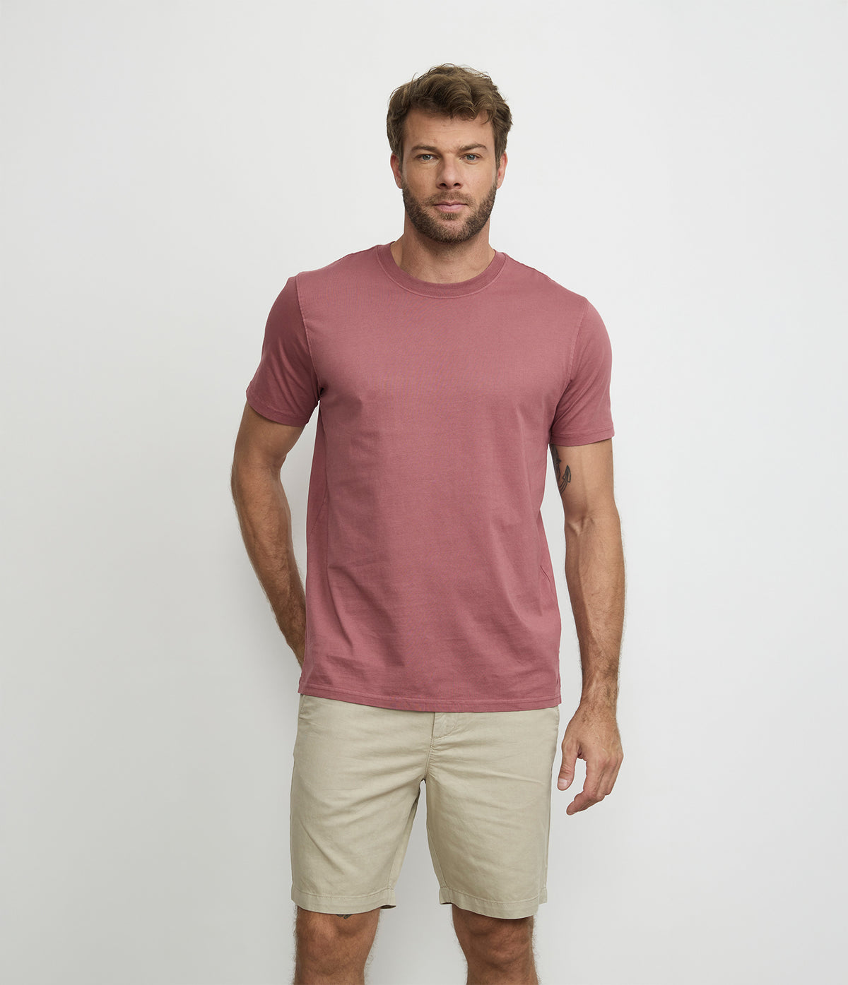 Polera hombre 100% algodón Luke Rojo