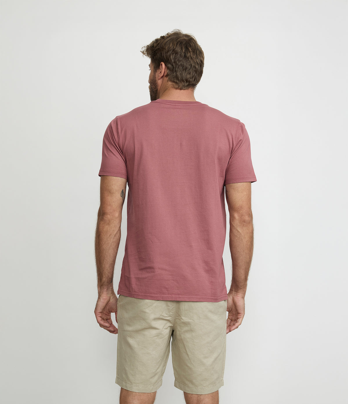 Polera hombre 100% algodón Luke Rojo