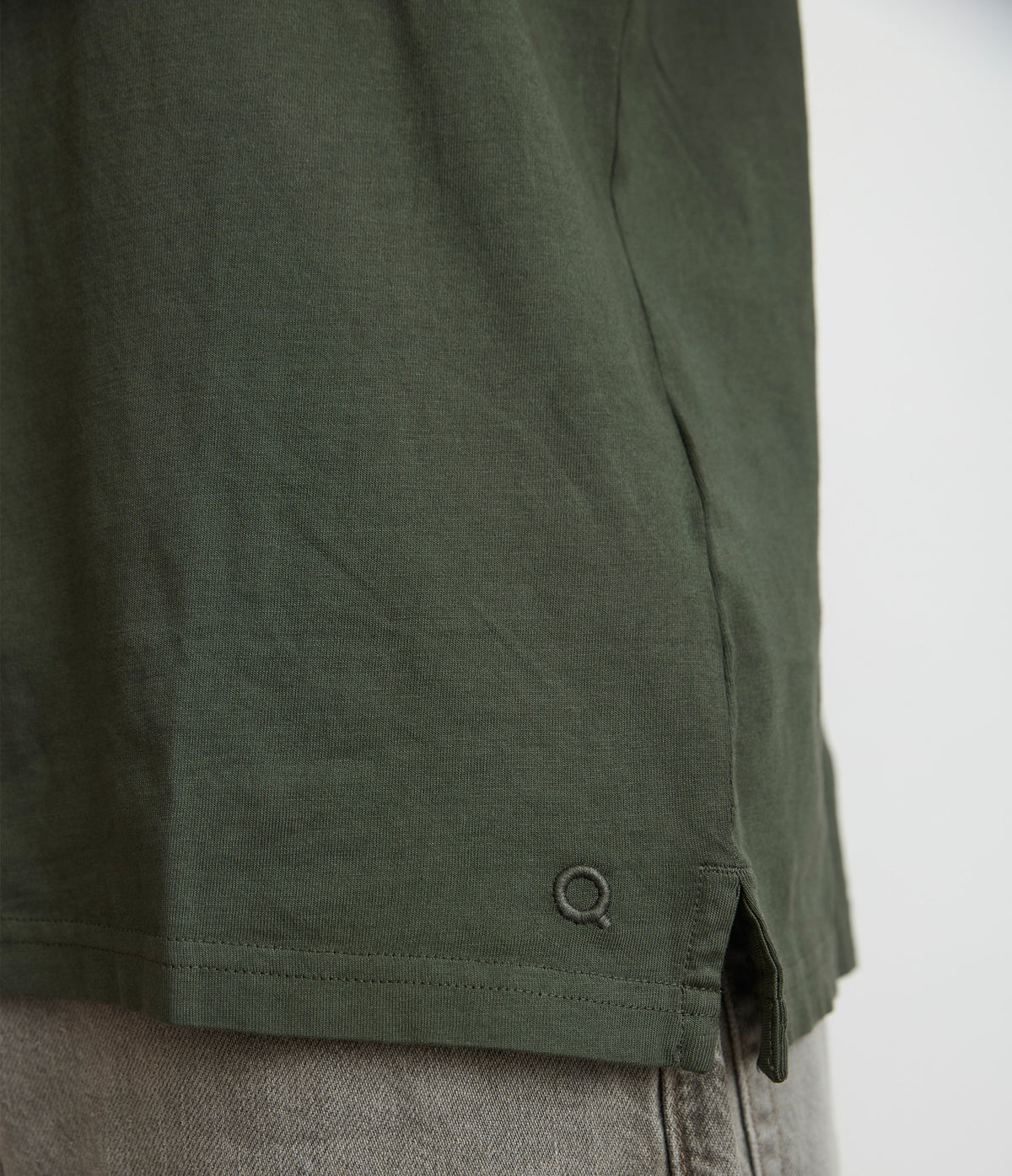 Polera hombre 100% algodón Luke Verde Oscuro