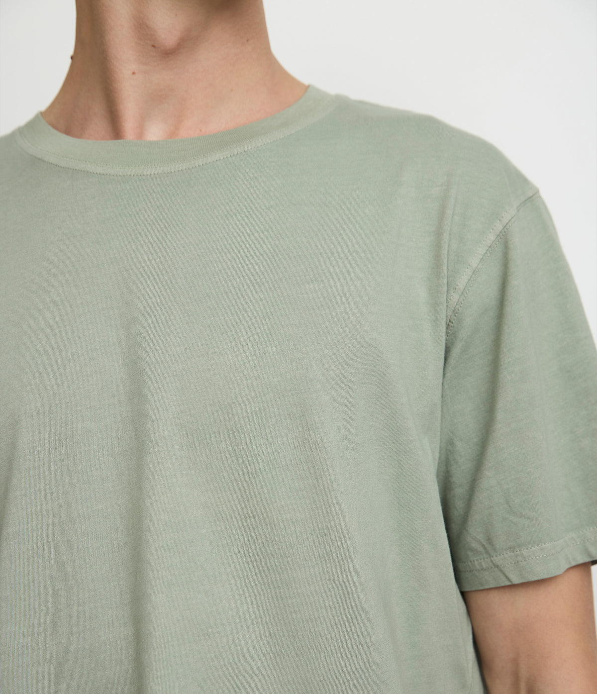Polera hombre 100% algodón Luke Verde Claro