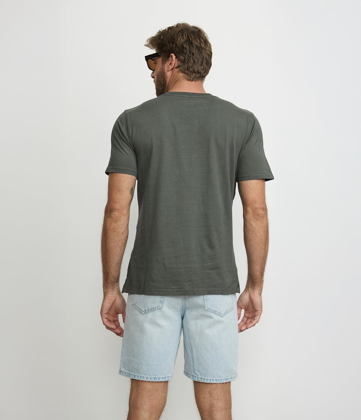 Polera Hombre Algodón Luke Verde Oscuro