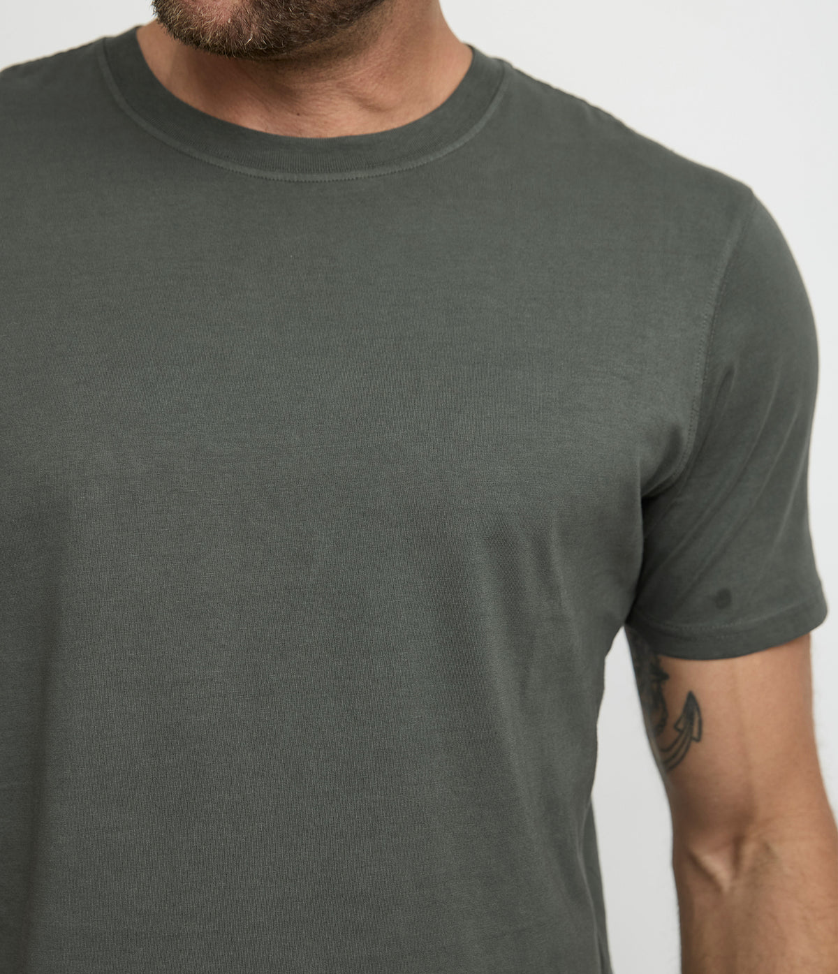 Polera Hombre Algodón Luke Verde Oscuro