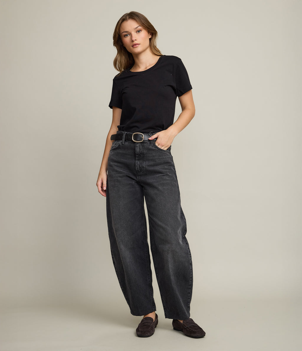 Polera Mujer 100% Algodón Adal Negro