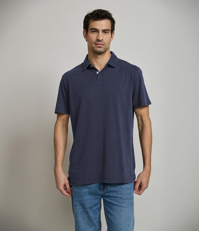 Polera Hombre 100% Algodón Nelly Azul Marino