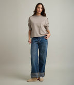 Polera Mujer 100% Algodón Pampa Beige