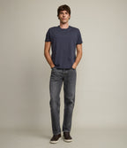 Polera Hombre 100% algodón Pima Ben Azul