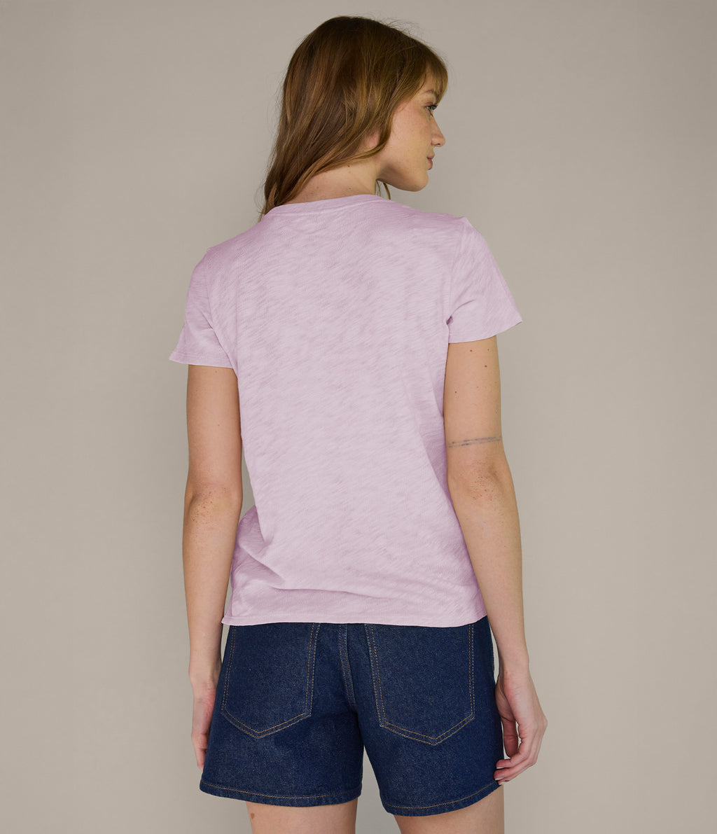 Polera Mujer 100% Algodón Steff Lila