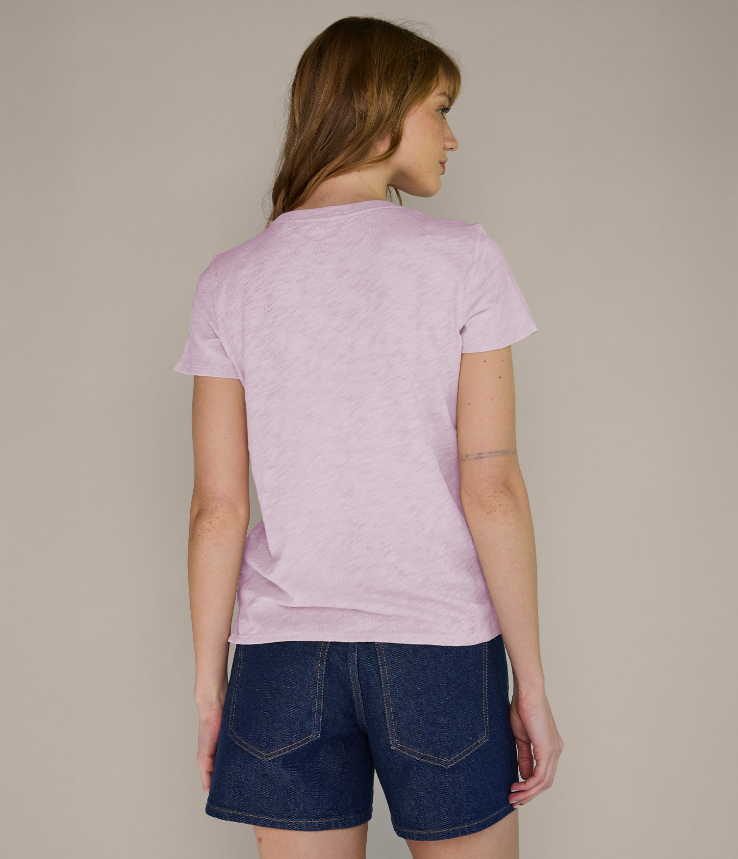 Polera Mujer 100% Algodón Steff Lila