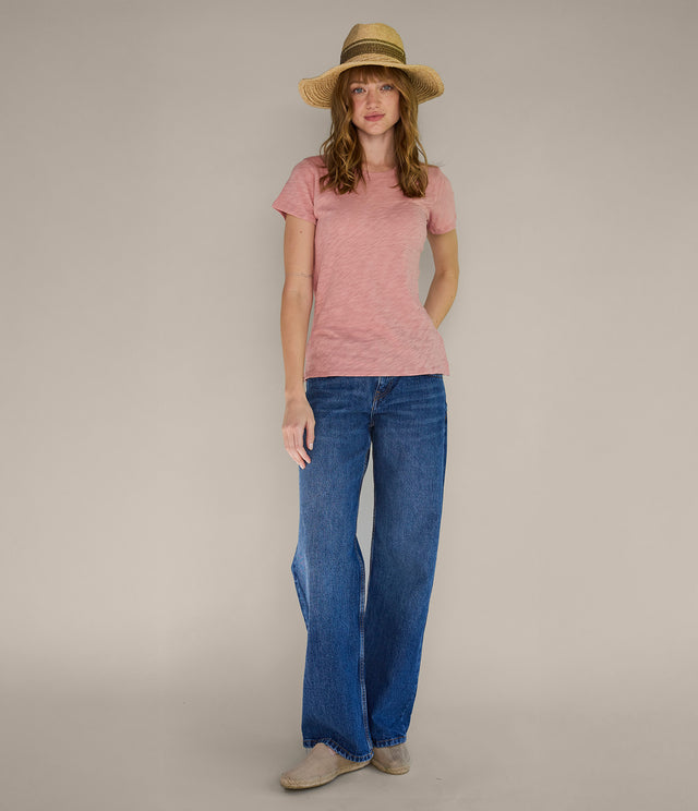 Polera Mujer 100% Algodón Steff Rosa