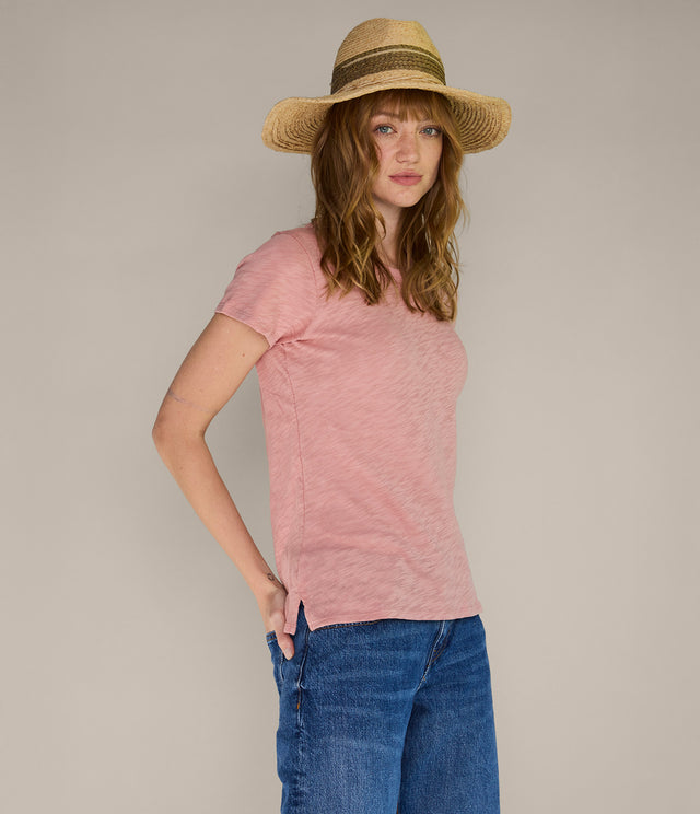 Polera Mujer 100% Algodón Steff Rosa