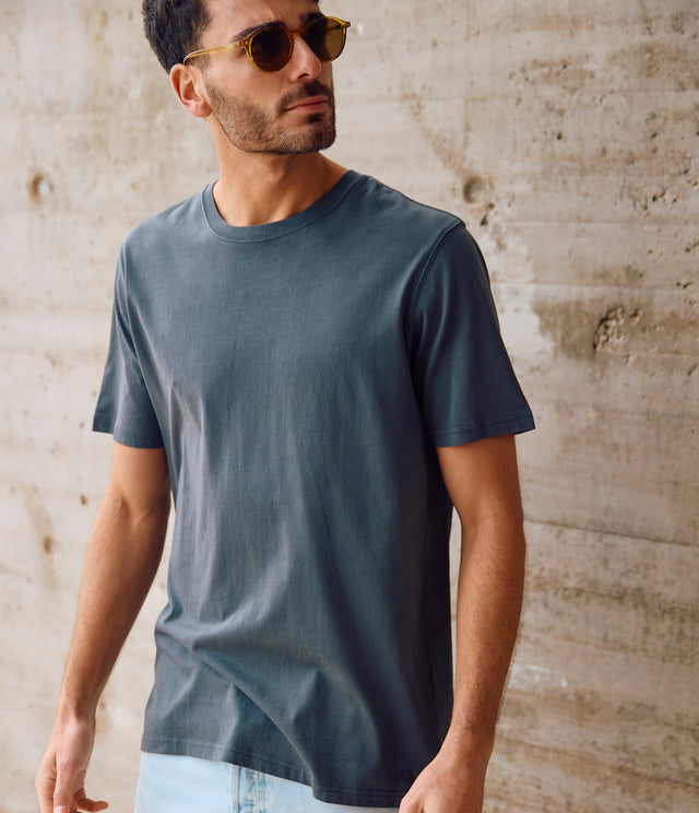 Polera hombre 100% algodón Luke Gris