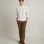 Polera Hombre Algodón Waffle Beige