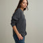 Polera Mujer Algodón Waffle Gris Marengo