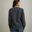 Polera Mujer Algodón Waffle Gris Marengo